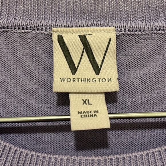 Worthington light purple sweater - Picture 3 of 5